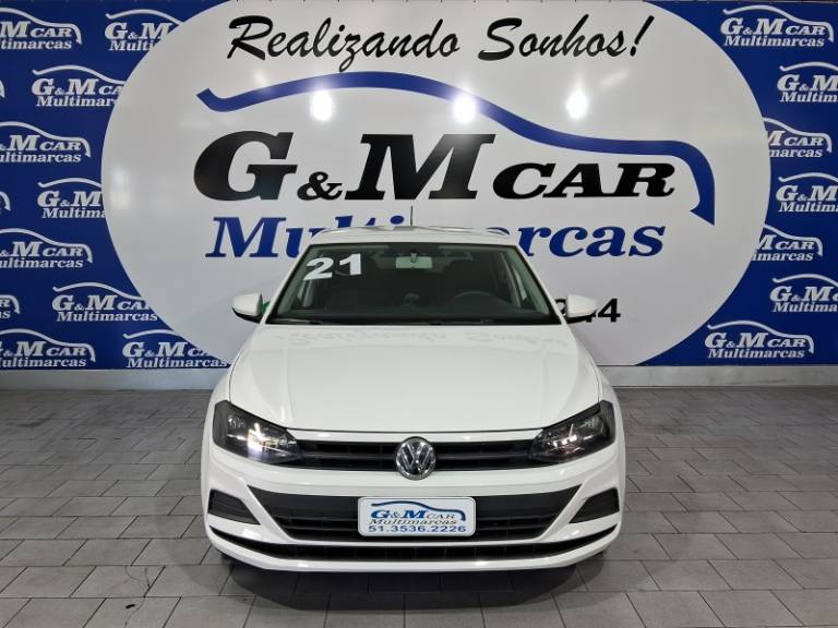 VOLKSWAGEN - POLO - 2020/2021 - Branca - R$ 66.900,00