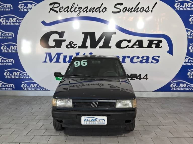 FIAT - UNO - 1995/1996 - Azul - R$ 9.900,00