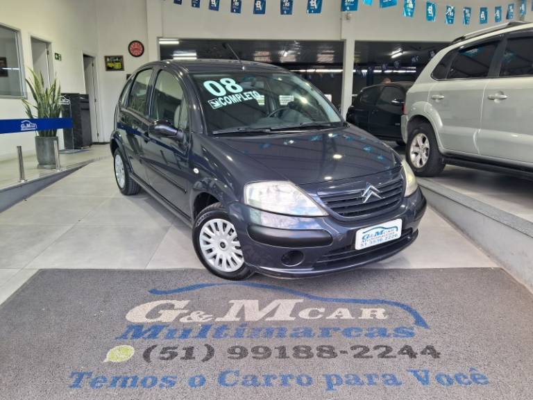 CITROËN - C3 - 2008/2008 - Preta - R$ 19.900,00