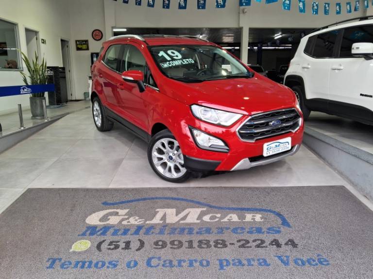 FORD - ECOSPORT - 2018/2019 - Vermelha - R$ 85.900,00