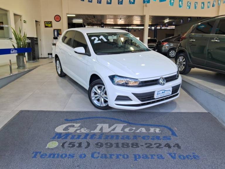 VOLKSWAGEN - POLO - 2020/2021 - Branca - R$ 66.900,00